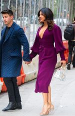 SOPHIE TURNER, PRIYANKA CHOPRA and Nick and Joe Jonas Out in New York 05/10/2019