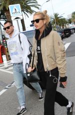 STELLA MAXWELL Arrives at Nice Airport 05/22/2019