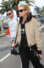 STELLA MAXWELL Arrives at Nice Airport 05/22/2019