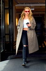 STELLA MAXWELL Leaves Mark Hotel in New York 05/04/2019