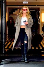 STELLA MAXWELL Leaves Mark Hotel in New York 05/04/2019
