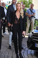 STELLA MAXWELL Leaves Martinez Hotel in Cannes 05/23/2019