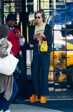 SUKI WATERHOUSE Leaves Bowery Hotel in New York 05/02/2019