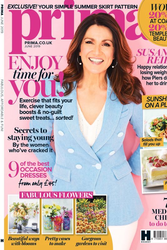 SUSANNA REID in Prima Magazine, June 2019