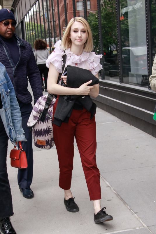 TAISSA FARMIG Arrives at Build Series to Promotes The Twilight Zone in New York 05/09/2019