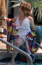TARYN MANNING in Bikini at a Photoshoot in Palm Springs 05/18/2019