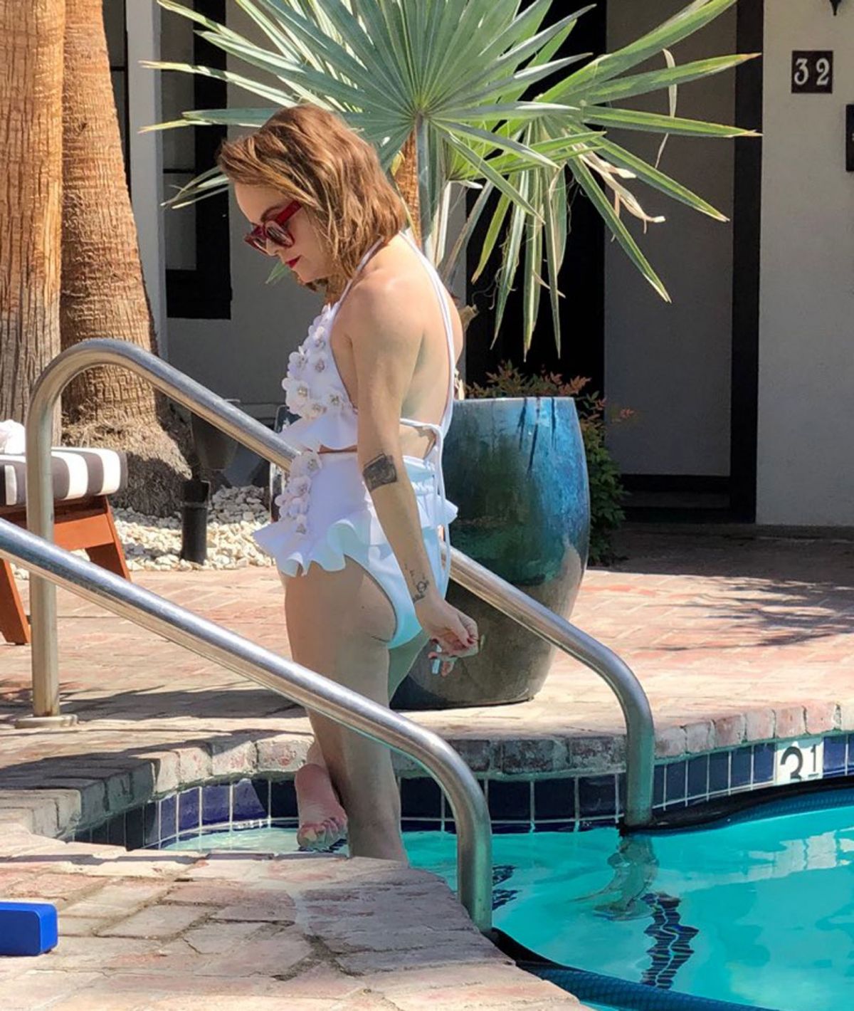 TARYN MANNING in Bikini at a Photoshoot in Palm Springs 05/18/2019.