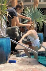 TARYN MANNING in Bikini at a Photoshoot in Palm Springs 05/18/2019