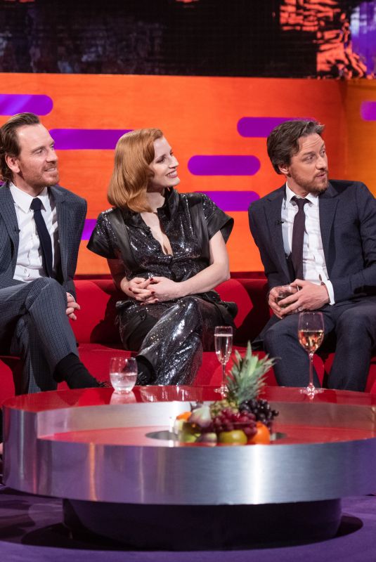 TAYLOR SWIFT, SOPHIE TURNER and JESSICA CHASTAIN at Graham Norton Show in London 05/23/2019