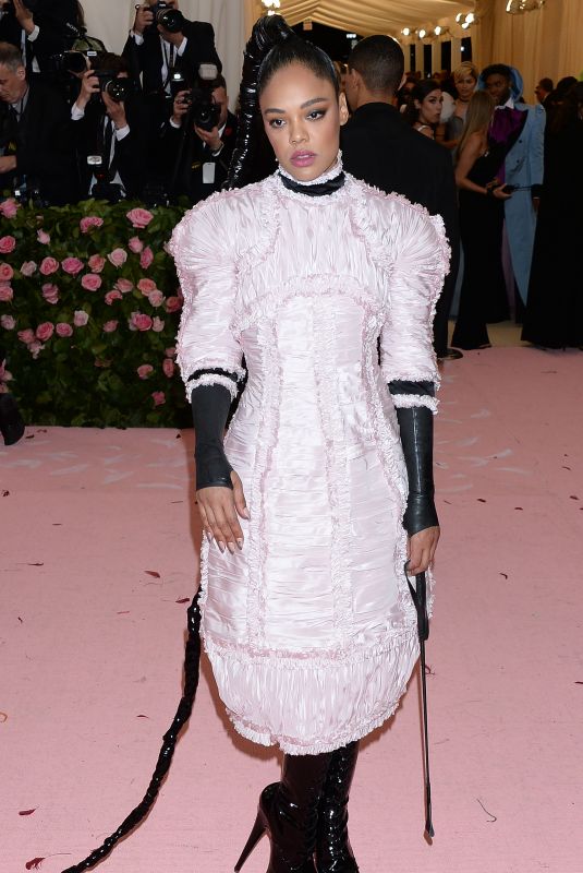 TESSA THOMPSON at 2019 MET Gala in New York 05/06/2019