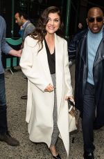 TIFFANY THIESSEK Leaves AOL Build Series in New York 04/30/2019