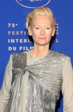 TILDA SWINTON at 72nd Cannes Film Festival Gala Dinner 05/14/2019