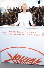 TILDA SWINTON at The Dead Don’t Die Photocall in Cannes 05/15/2019