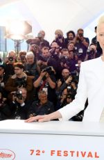 TILDA SWINTON at The Dead Don’t Die Photocall in Cannes 05/15/2019