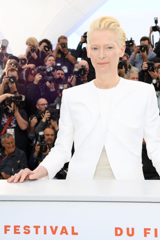 TILDA SWINTON at The Dead Don’t Die Photocall in Cannes 05/15/2019