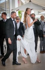 TONI GARRN Out on Croisette at Cannes Film Festival 05/19/2019