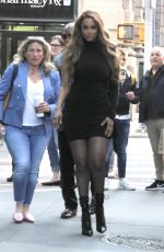 TYRA BANKS Arrives at AOL Build in New York 05/08/2019