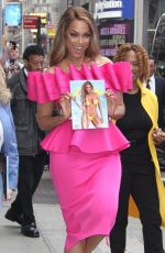 TYRA BANKS Arrives at Good Morning America in New York 05/08/2019