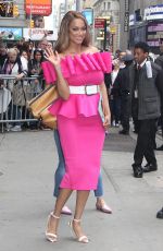 TYRA BANKS Arrives at Good Morning America in New York 05/08/2019