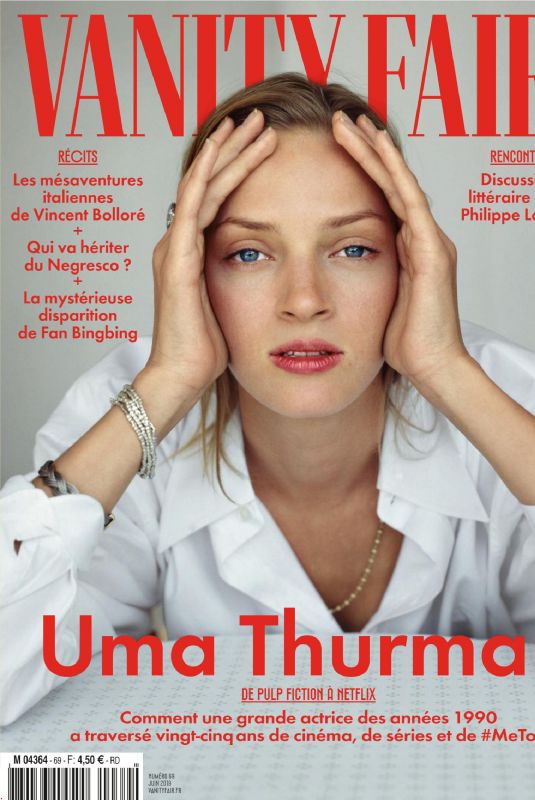 UMA THURMAN in Vanity Fair Magazine, France June 2019