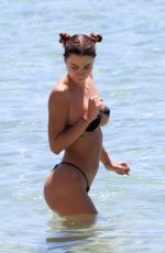 VALENTINA FRADEGRADA in Bikini at a Beach in Ibiza 05/22/2019