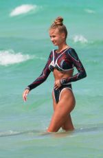 VALERIA SOKOLOVA in Bikini at a Beach in Miami 05/05/2019