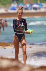 VALERIA SOKOLOVA in Bikini at a Beach in Miami 05/05/2019