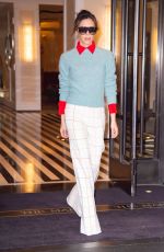 VICTORIA BECKHAM Leaves Her Hotel in New York 05/10/2019
