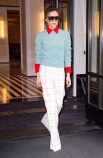 VICTORIA BECKHAM Leaves Her Hotel in New York 05/10/2019