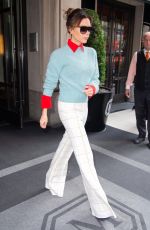 VICTORIA BECKHAM Leaves Her Hotel in New York 05/10/2019