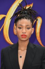 WILLOW SMITH at Aladdin Premiere in Hollywood 05/21/2019