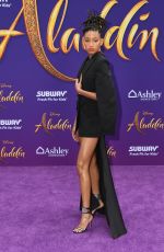 WILLOW SMITH at Aladdin Premiere in Hollywood 05/21/2019