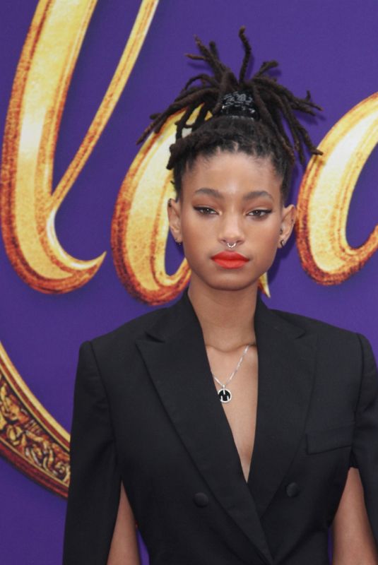 WILLOW SMITH at Aladdin Premiere in Hollywood 05/21/2019