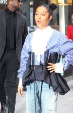 YARA SHAHIDI Arrives at AOL Build Series in New York 05/16/2019