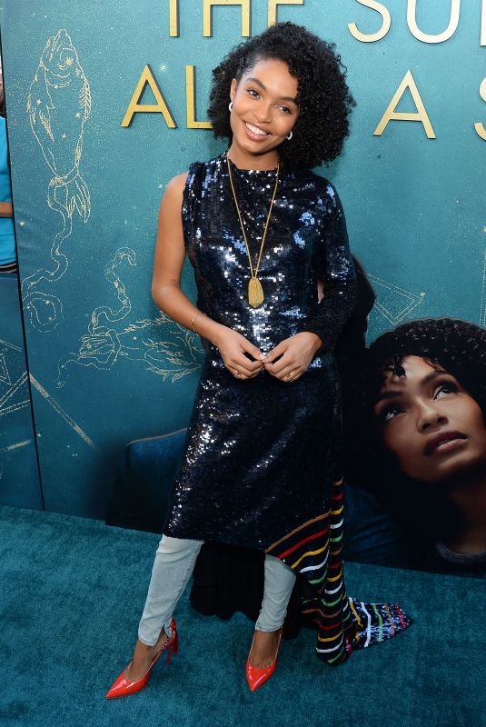 YARA SHAHIDI at The Sun Is Also A Star Premiere in Los Angeles 05/13/2019
