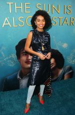 YARA SHAHIDI at The Sun Is Also A Star Premiere in Los Angeles 05/13/2019