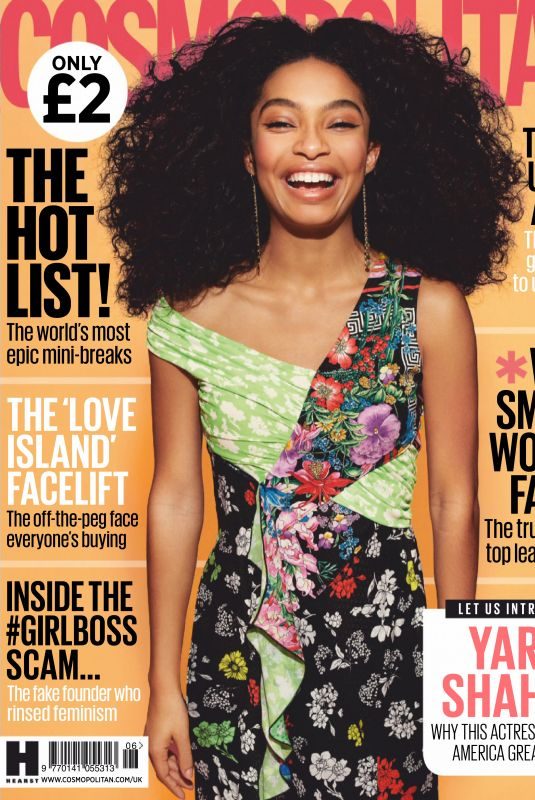 YARA SHAHIDI in Cosmopolitan magazine, UK JUne 2019