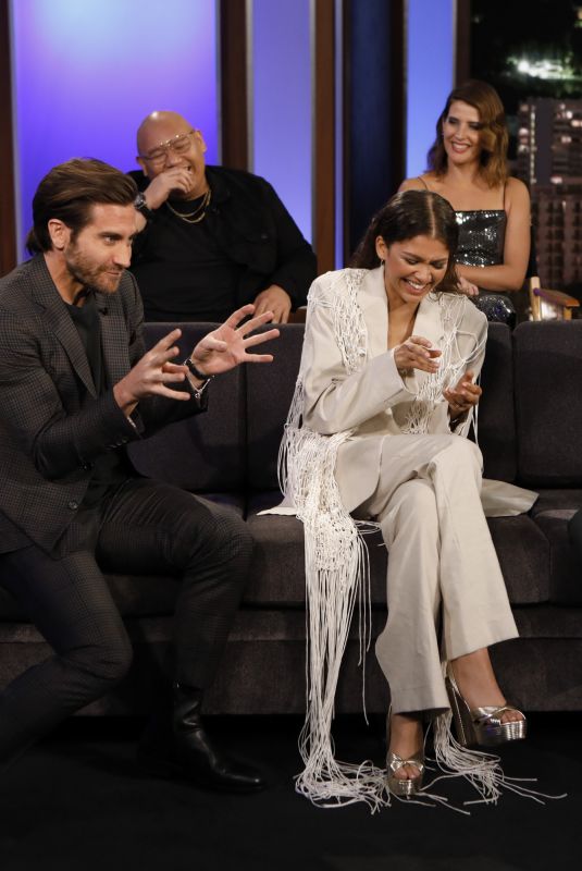 ZENDAYA COLEMAN and COBIE SMULDER at Jimmy Kimmel Live 05/09/2019