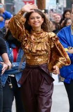 ZENDAYA COLEMAN Arrives at Jimmy Kimmel Live! 05/09/2019