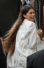 ZENDAYA COLEMAN Arrives at Jimmy Kimmel Live! in Hollywood 05/09/2019