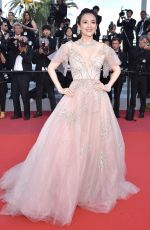 ZHANG ZIYI at 72nd Annual Cannes Film Festival Closing Ceremony 05/25/2019