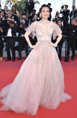 ZHANG ZIYI at 72nd Annual Cannes Film Festival Closing Ceremony 05/25/2019
