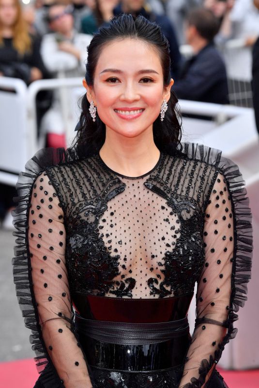 ZHANG ZIYI at Once Upon a Time in Hollywood Screening at 2019 Cannes Film Festival 05/21/2019