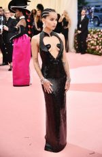 ZOE KRAVITZ at 2019 Met Gala in New York 05/06/2019