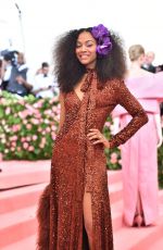 ZOE SALDANA at 2019 MET Gala in New York 05/06/2019
