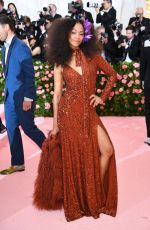 ZOE SALDANA at 2019 MET Gala in New York 05/06/2019