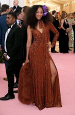 ZOE SALDANA at 2019 MET Gala in New York 05/06/2019