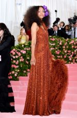 ZOE SALDANA at 2019 MET Gala in New York 05/06/2019