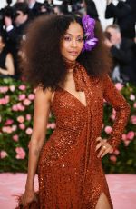 ZOE SALDANA at 2019 MET Gala in New York 05/06/2019