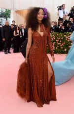 ZOE SALDANA at 2019 MET Gala in New York 05/06/2019